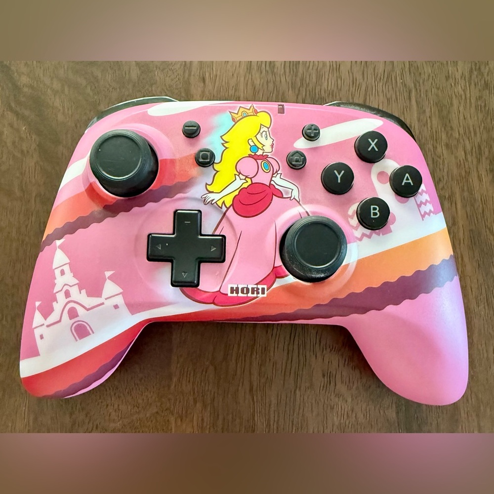 Pink Princess Peach Wireless Controller for Nintendo Switch 👸🍑